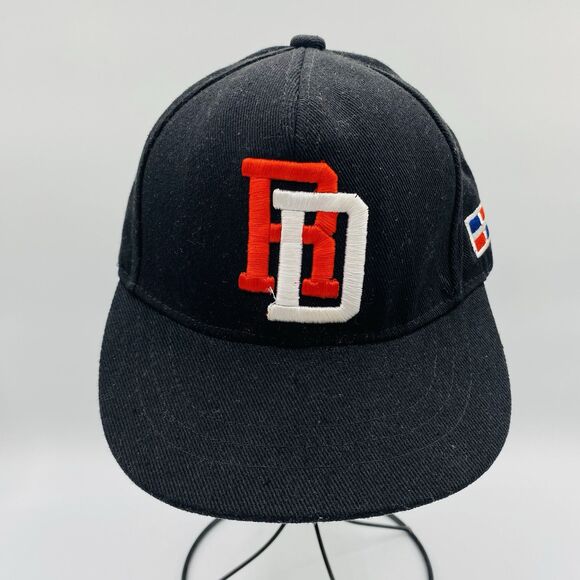 Dominican Republic DR Republica Dominicana RD Snapback Hat Cap Black - Picture 1 of 3